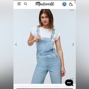 NWT MADEWELL OVERALLS SIZE SMALL